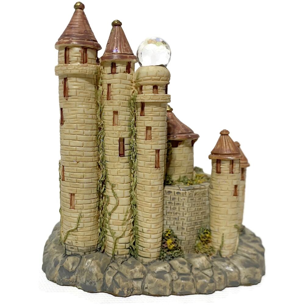 Spoontiques Fairy Tale Fantasy Castle Figurine 4.5" Crystal Orb Resin Vintage - Picture 8 of 9